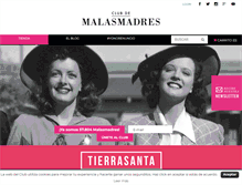 Tablet Screenshot of clubdemalasmadres.com